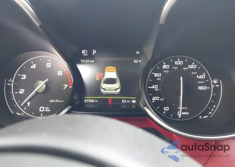 2019 Alfa Romeo Giulia Ti Sport Rwd z USA, uszkodzony, nr VIN ZARFAMBN8K7621462